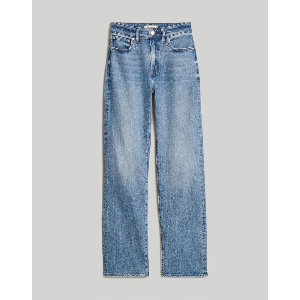Madewell Curvy '90s Straight Jean Enmore Wash High Rise Medium Vintage Size 28